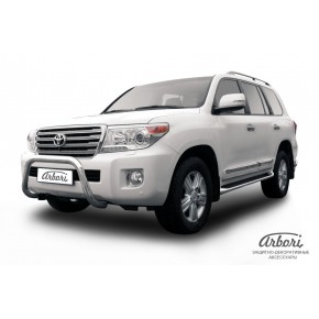 Защита передняя d76 низкая мини Toyota Land Cruiser 200