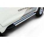 Защита переднего бампера d57/57 двойная Toyota Land Cruiser Prado 150