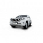 Защита переднего бампера d76/57 двойная Toyota Land Cruiser Prado 150