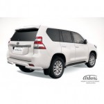 Уголки d76/42 двойные Toyota Land Cruiser Prado 150