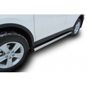 Пороги d76 труба Toyota RAV4 - 4 поколение