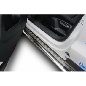 Пороги d57 с листом Volkswagen Tiguan