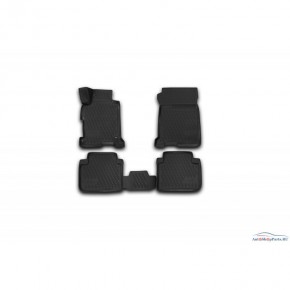 Компелект 3d ковриков в салон (4шт) полиуретан Honda Accord 9