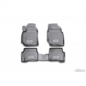 Комплект ковриков в салон (4шт) полиуретан Nissan Almera Classic B10