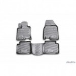 Комплект ковриков в салон (4шт) полиуретан (+2) Nissan Qashqai