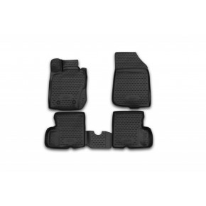 Комплект 3d ковриков в салон (4шт) полиуретан 4wd Nissan Terrano