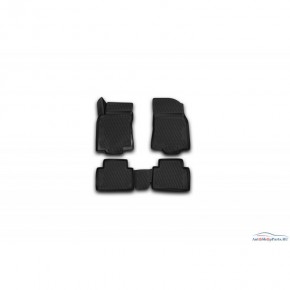 Комплект 3d ковриков в салон (4шт) полиуретан Nissan X-TRAIL - 3 поколение