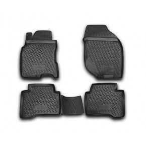 Комплект ковриков в салон (4шт) полиуретан Nissan X-TRAIL - 2 поколение