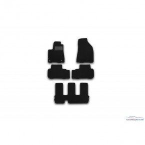 Комплект ковриков в салон (5шт) текстиль Toyota HighLander - 3 поколение
