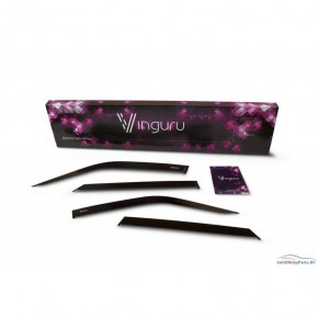 Комплект дефлекторов на окна 4дв на скотч литьевой поликарбонат Citroen C4 Picasso