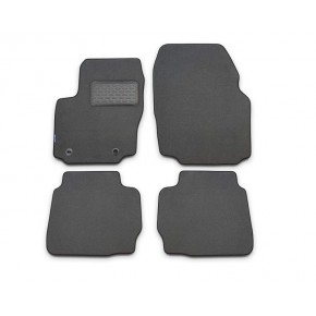Комплект ковриков в салон текстиль на резине серые Fiat Albea / Palio