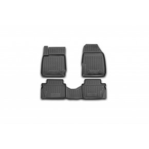 Комплект ковриков в салон (4шт) полиуретан Ford Fiesta - 6 поколение