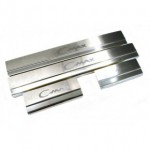 Накладки на внутренние пороги 4шт с рисунком Ford Focus C-MAX