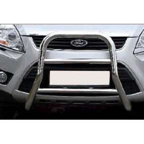 Решетка передняя мини d60 высокая с двумя перемычками d42 Ford Kuga