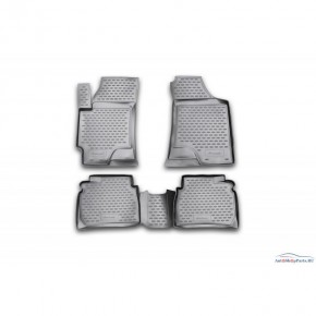 Комплект ковриков в салон (4шт) полиуретан Hyundai Elantra - 3 поколение