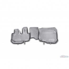Комплект ковриков в салон (2шт) полиуретан Hyundai HD