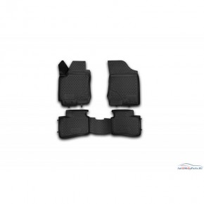 Комплект 3d ковриков в салон (4шт) полиуретан Hyundai I30 - 1 поколение