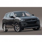 Защита переднего бампера d76 короткая Hyundai IX35