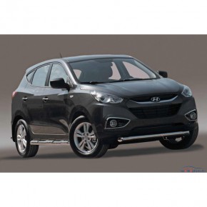 Защита переднего бампера d76 короткая Hyundai IX35
