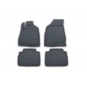 Комплект ковриков в салон (4шт) полиуретан серые Infiniti FX 35 / 45