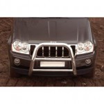 Решетка передняя мини d76 высокая Jeep Grand Cherokee - 3 поколение WK