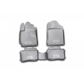 Комплект ковриков в салон (4шт) полиуретан KIA Picanto - 2 поколение