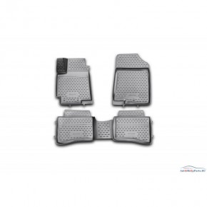 Комплект 3d ковриков в салон (4шт) полиуретан KIA Rio - 3 поколение
