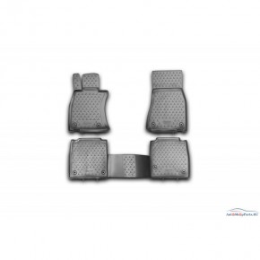 Комплект ковриков в салон (4шт) полиуретан лонг Lexus LS460 / 600hL