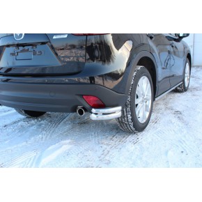 Защита задняя d60/42 уголки двойная Mazda CX5