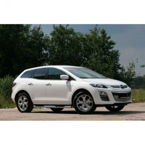 Пороги d76 с проступью 2шт Mazda CX7