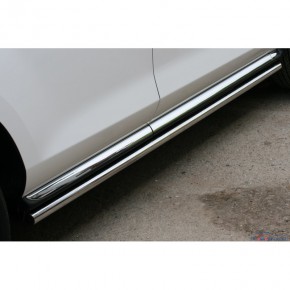 Пороги d76 труба 2шт Mazda CX7