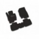 Комплект ковриков в салон текстиль на резине Mitsubishi Colt - 6 поколение