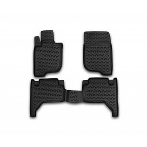 Комплект 3d ковриков в салон (4шт) полиуретан Mitsubishi L200
