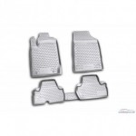 Комплект ковриков в салон (4шт) полиуретан 2дв Mitsubishi L200