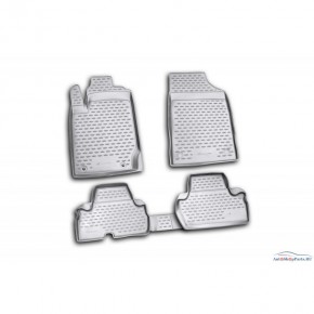 Комплект ковриков в салон (4шт) полиуретан 2дв Mitsubishi L200