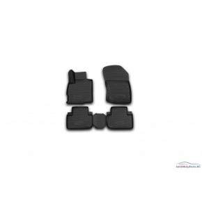 Комплект 3d ковриков в салон (4шт) полиуретан Mitsubishi OutLander - 3 поколение