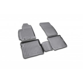 Комплект ковриков в салон (4шт) полиуретан Mitsubishi OutLander - 1 поколение CU0W