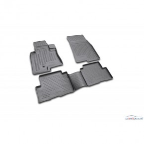 Комплект ковриков в салон (шт) полиуретан Mitsubishi Pajero - 3 поколение