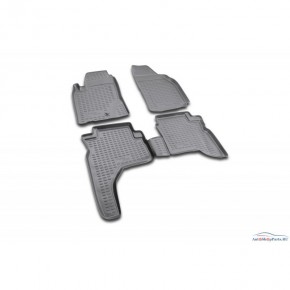 Комплект ковриков в салон (4шт) полиуретан Mitsubishi Pajero Sport - 1 поколение