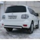 Защита заднего бампера d76 Nissan Patrol Y61