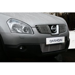 Декоративный элемент воздухозаборника d10 хром Nissan Qashqai