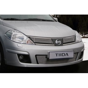 Декоративные элементы решетки радиатора d10 2шт Nissan Tiida