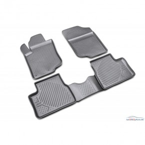 Комплект ковриков в салон (4шт) полиуретан Peugeot 207