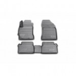 Комплект 3d ковриков в салон (4шт) полиуретан Toyota Auris