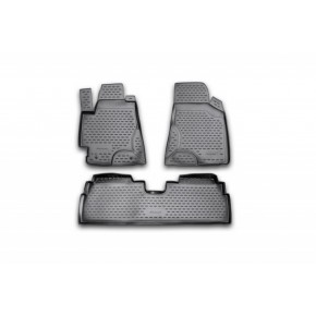 Комплект ковриков в салон (4шт) полиуретан Toyota HighLander - 1 поколение  USA