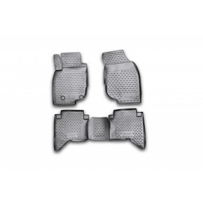 Комплект ковриков в салон (4шт) полиуретан Toyota Hilux