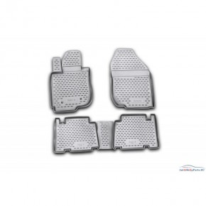 Комплект ковриков в салон (4шт) полиуретан лонг Toyota RAV4 - 3 поколение