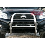 Решетка передняя мини d60 высокая Toyota RAV4 - 3 поколение