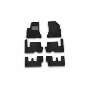 Комплект ковриков в салон (6 шт) акпп текстиль (минивэн) Citroen C4 Picasso