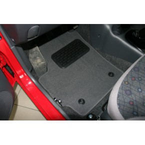 Комплект ковриков в салон (5 шт) текстиль (хэтчбэк) Daewoo Matiz